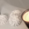 Flower bath Bombs In Bath Tub